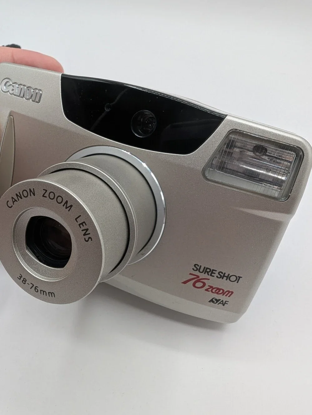 Canon Sure Shot 76 Zoom SAF Point & Shoot 35mm Film Camera - TESTED - Picture 4 of 8